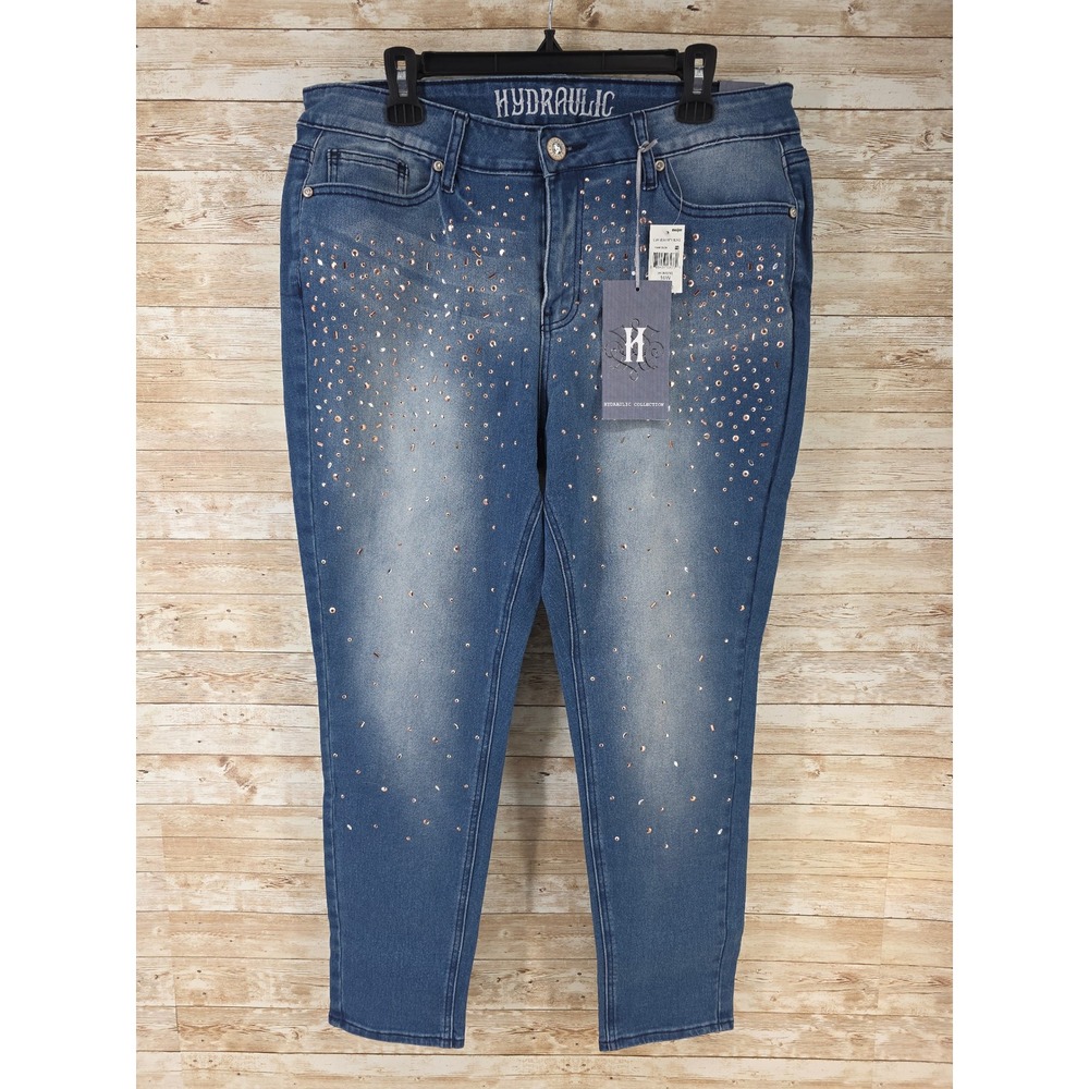 Hydraulic Nolita Curvy Ankle Skinny Jeans Womens 16‎